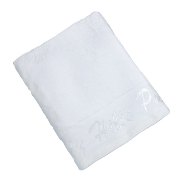 Biały bawełniany ręcznik BHCP Velvet, 80x150 cm