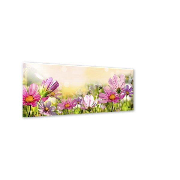 Obraz Styler Glas Flowers Astry, 50x125 cm-image-2