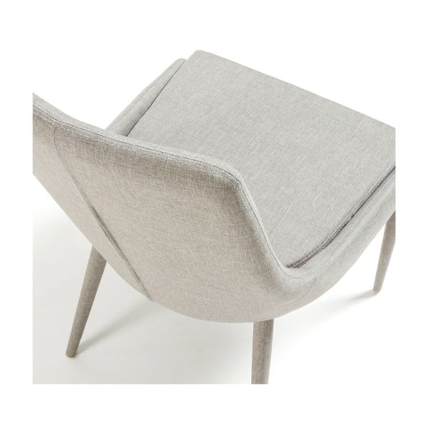 Szare krzesło do jadalni Kave Home Fabric-image-4