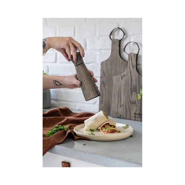 Brązowy drewniany zestaw młynków do pieprzu i soli 2 szt. – Bonami Selection-image-1