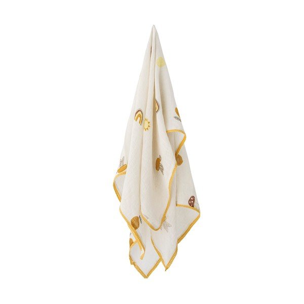 Biały koc dziecięcy 80x100 cm Agnes – Bloomingville Mini-image-4