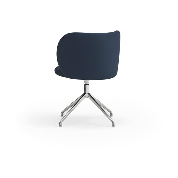 Ciemnoniebieski tapicerowany fotel jadalniany Mogi – Teulat-image-3