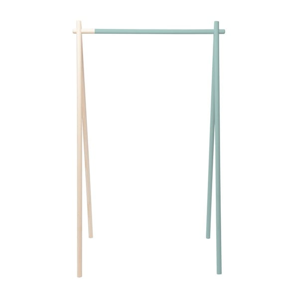 Wieszak na ubrania z jasnozielonym detalem Really Nice Things Minimal-image-1