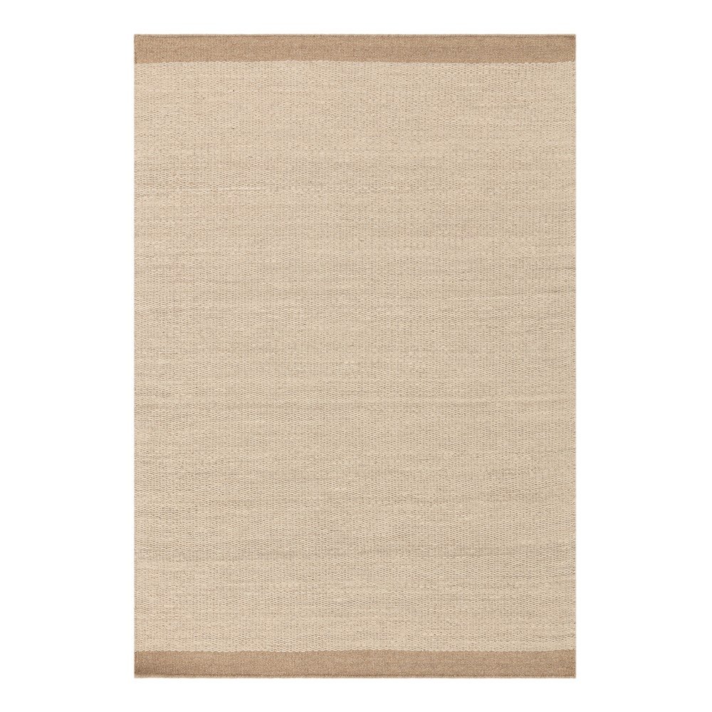 Beżowy/kremowy wełniany dywan tkany ręcznie 120x170 cm Lima Sand – Asiatic Carpets