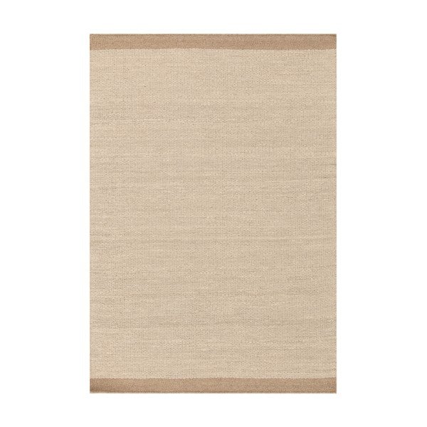 Beżowy/kremowy wełniany dywan tkany ręcznie 120x170 cm Lima Sand – Asiatic Carpets