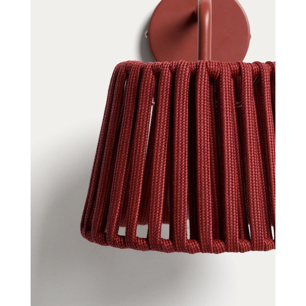 Lampa zewnętrzna ścienna LED solarna (wysokość 23 cm) Aldet – Kave Home-image-3