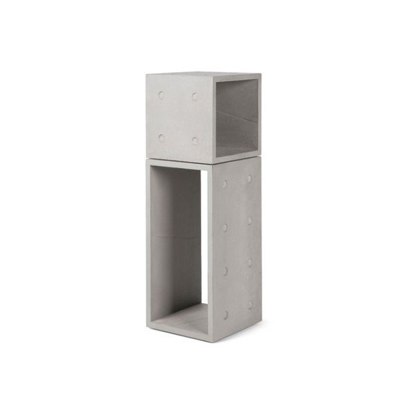 Betonowy wielofunkcyjny regał 2-częsciowy Lyon Béton Dice-image-4