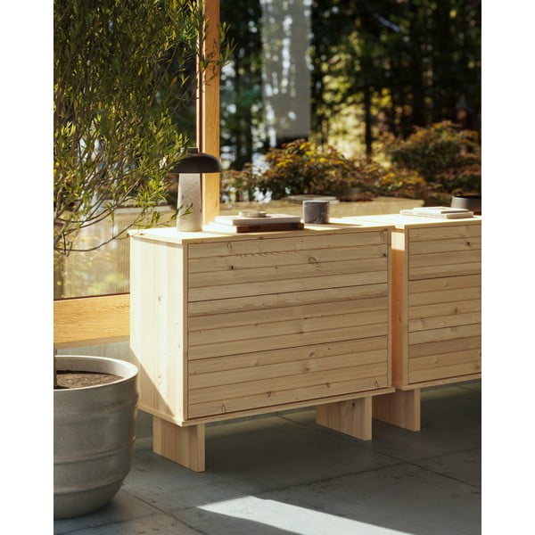 Naturalna komoda z drewna sosnowego Karup Design Kommo-image-1