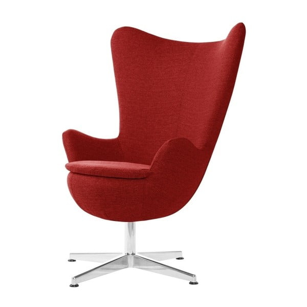 Czerwony fotel obrotowy My Pop Design Indiana