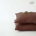Lniana poszewka na poduszkę 50x70 cm Chocolate – Linen Tales