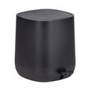 Czarny kosz na śmieci Wenko Davos, 5 l