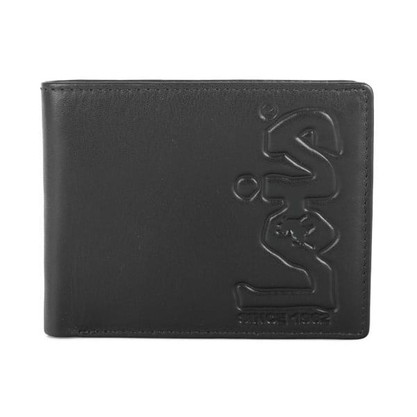 Skórzany portfel męski LOIS no. 808, czarny