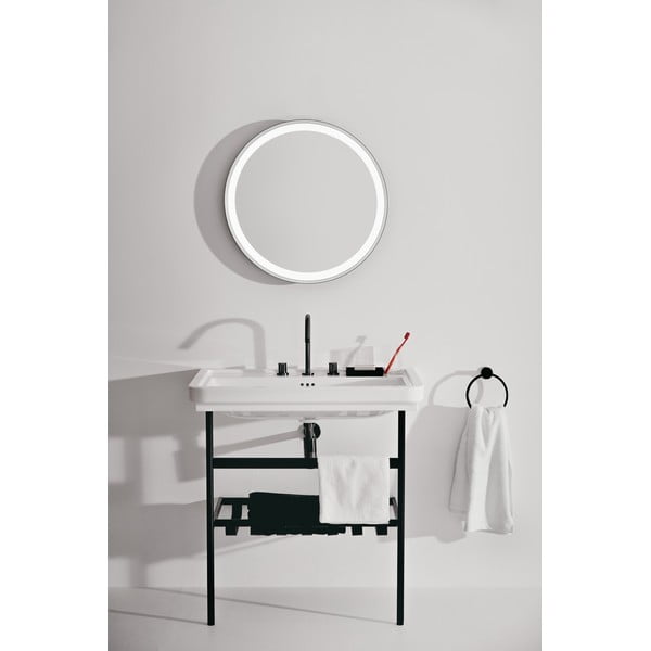 Czarny metalowy stelaż pod umywalkę 56x82 cm Conca – Ideal Standard-image-3