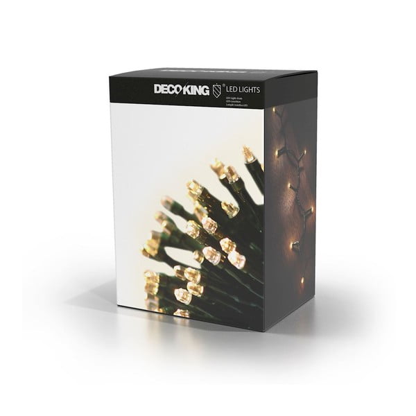 Zielona girlanda świetlna LED DecoKing Basic, 200 lampek, dł. 19,93 m-image-2