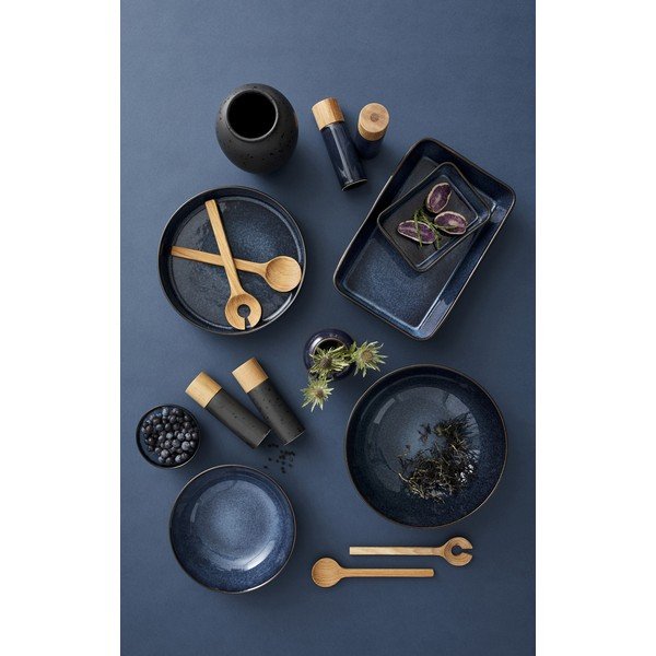 Ciemnoniebieski zestaw ceramicznych młynków do pieprzu i soli 2 szt. Gastro Blue – Bitz-image-1