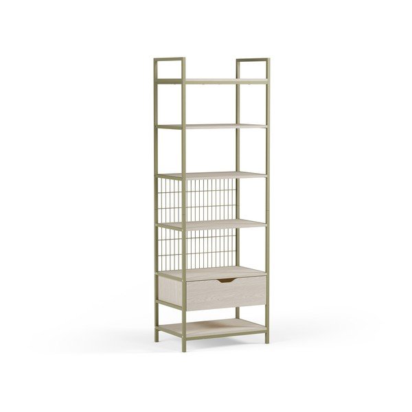 Zielony stalowy regał 60x179,5x40 cm Amara – Marckeric