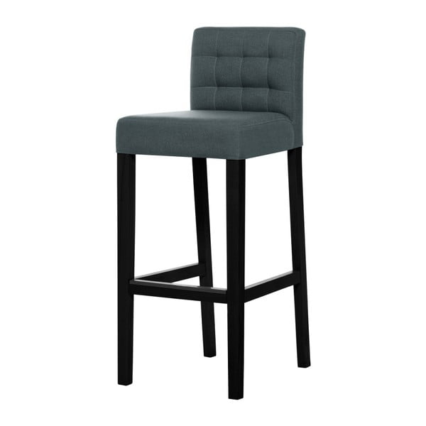 Miętowe krzesło barowe z czarnymi nogami Ted Lapidus Maison Jasmin