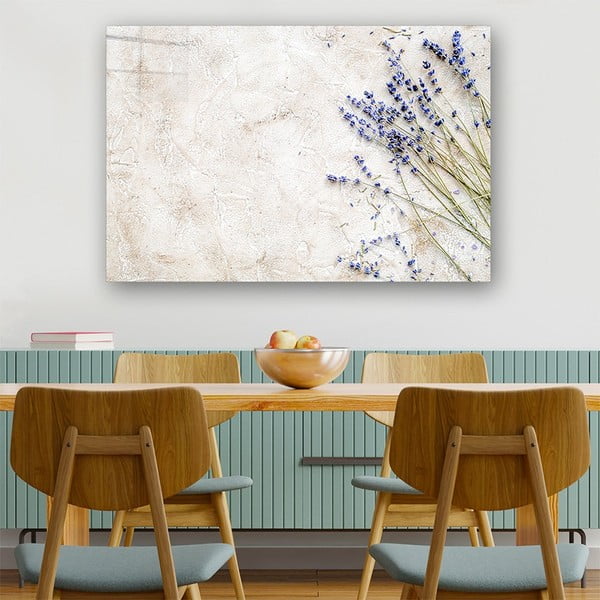 Szklany obraz 100x70 cm Lavender – Wallity-image-1