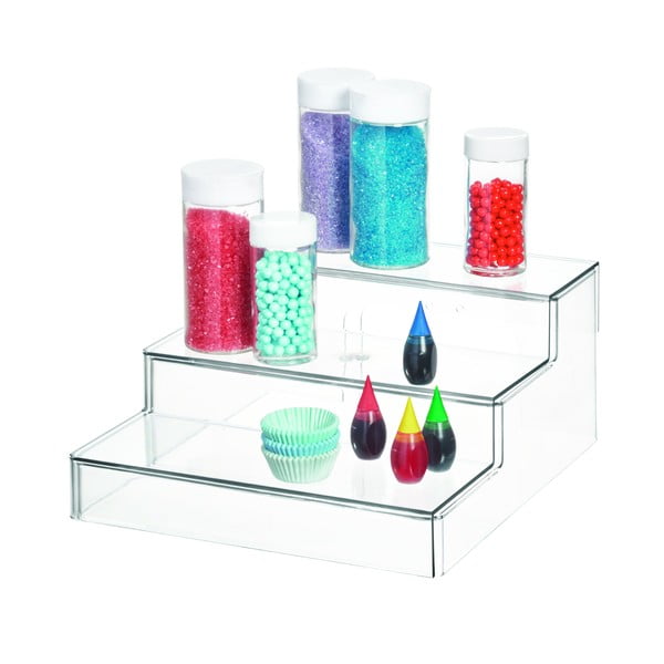 Przezroczysty stojak iDesign The Home Edit, 26x29,2x12,7 cm-image-3