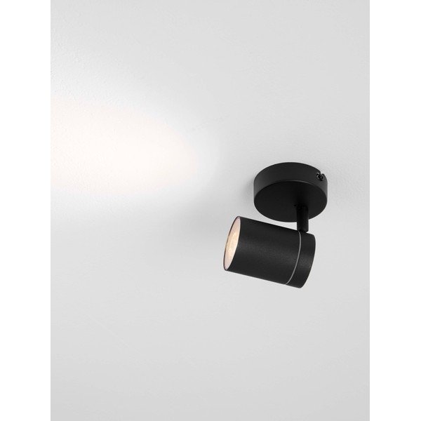 Metalowa lampa punktowa z elastyczną konstrukcją w kolorze matowej czerni 12x8 cm Alma – Nova Luce-image-3