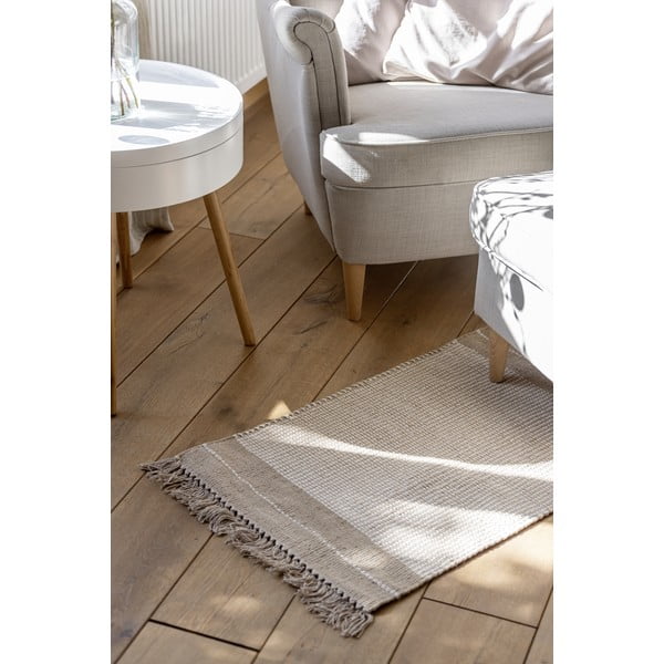 Beżowy dywanik łazienkowy z juty Wenko Pica, 50x80 cm-image-1