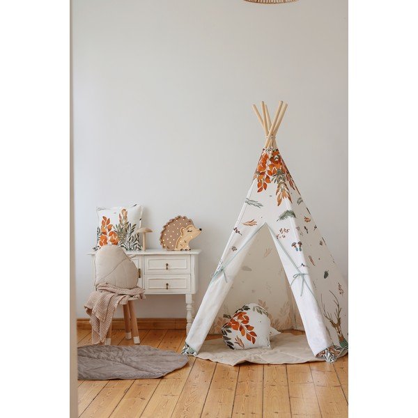 Brązowa sosnowa lampa stołowa Little Lights Hedgehog, długość 30 cm-image-3