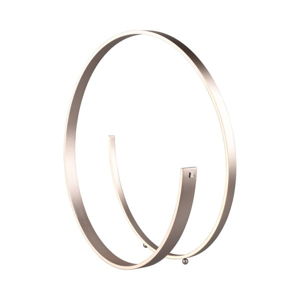 Szara lampa stojąca LED ze sterowaniem głosowym/mobilną aplikacją i metalowym kloszem (wysokość 75 cm) Cinardi – CINQUE-image-2