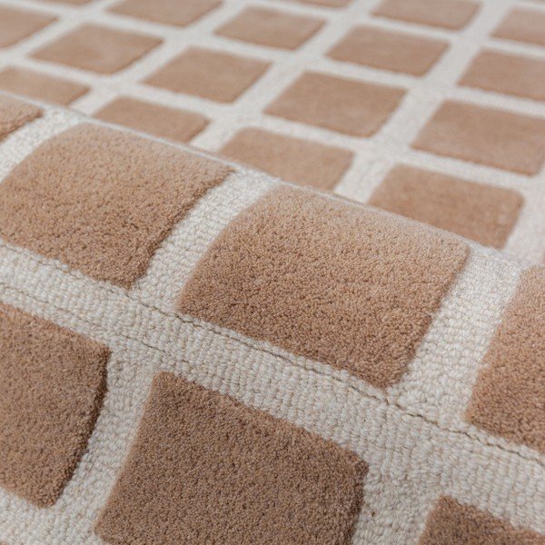 Różowy wełniany dywan tkany ręcznie 160x230 cm Renga Wool – Flair Rugs-image-3