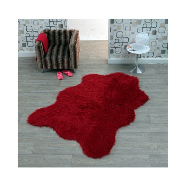 Czerwony dywan Hanse Home Cosy, 100 x 140 cm-image-2