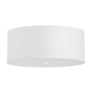 Biała lampa sufitowa ze szklanym kloszem ø 70 cm Volta – Nice Lamps