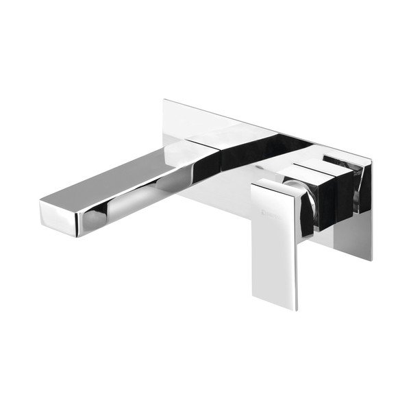 Bateria umywalkowa podtynkowa w kolorze srebra z połyskiem (1 otwór) Latus – Sapho-image-2