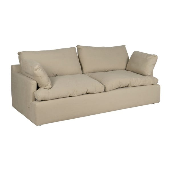 Beżowa lniana sofa 212 cm – Ixia-image-2