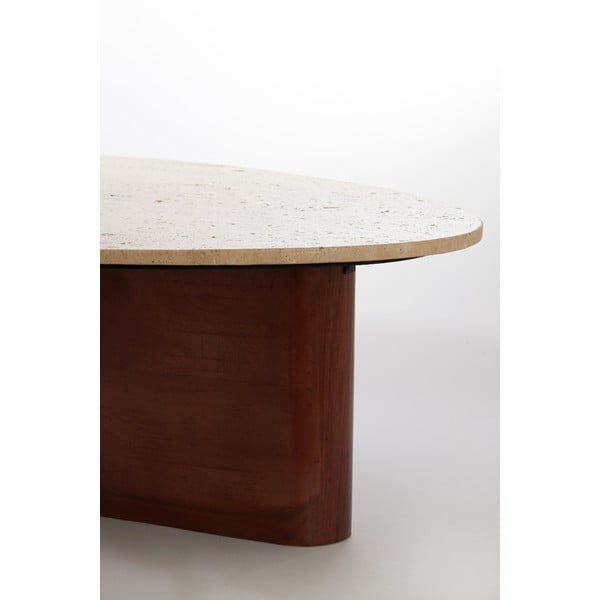 Brązowy stolik 72x90 cm Mahelona – Light & Living-image-4