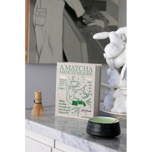 Zestaw do matchy Matcha Tools Cafe Kitsuné x Printworks – Printworks-image-3
