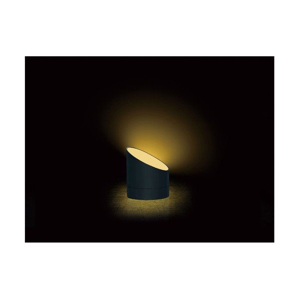 Czarny budzik z ekranem LED Gingko Edge-image-2