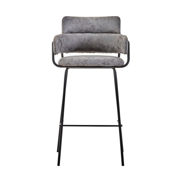 Czarny/szary tapicerowany hoker Tamzin – Premier Housewares-image-2