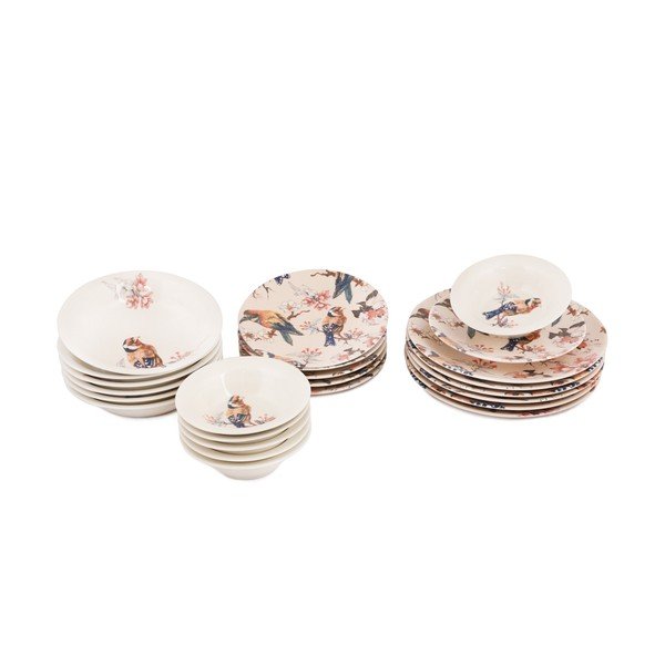 24-częściowy zestaw talerzy porcelanowych Kutahya Pateo-image-2