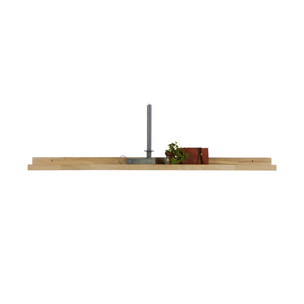 Półka na zdjęcia z litego drewna dębowego 120 cm Studio – WOOOD-image-2