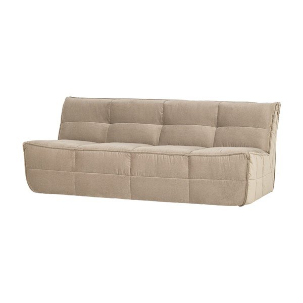 Beżowa aksamitna sofa 204 cm Cluster – vtwonen-image-2