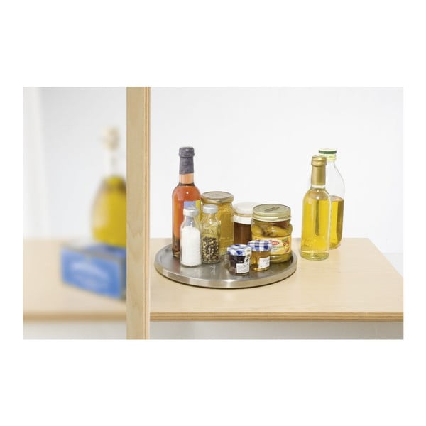 Taca obrotowa ze stali nierdzewnej Wenko Turn Uno, ø 26,5 cm-image-4