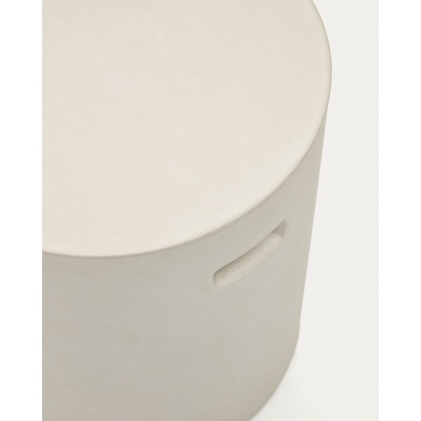 Okrągły betonowy podnóżek ogrodowy ø 37 cm Aiguablava – Kave Home-image-4