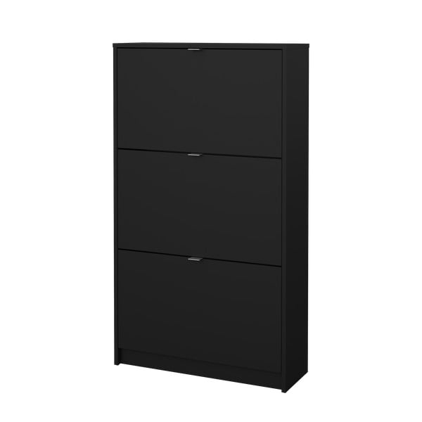 Czarna uchylna szafka na buty Shoes – Tvilum-image-2