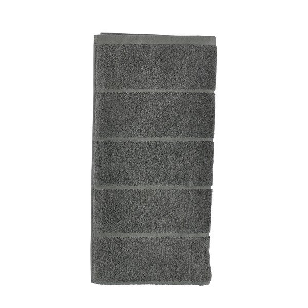 Ciemnozielony bawełniany ręcznik kąpielowy frotte 70x140 cm Sauna – Zone