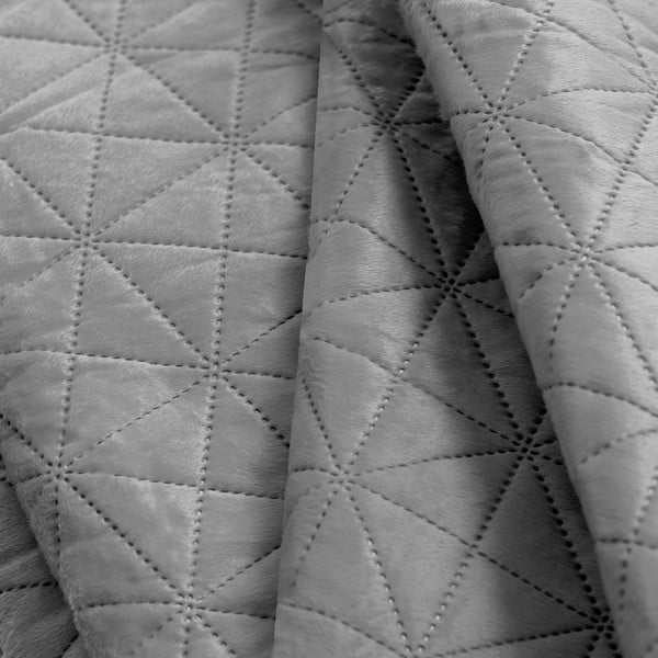 Jasnoszara narzuta AmeliaHome Laila Silver, 260x240 cm-image-3