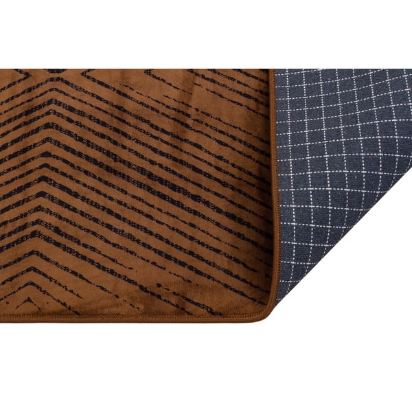 Brązowy dywan odpowiedni do prania 180x120 cm − Vitaus-image-2