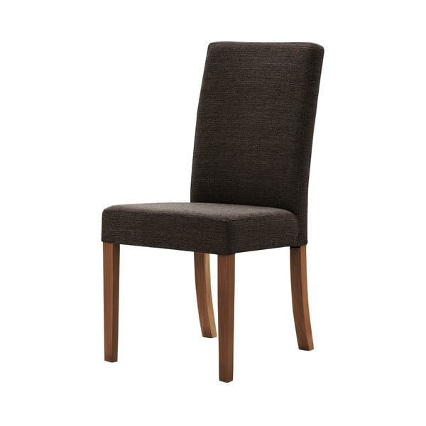 Brązowe krzesło z ciemnobrązowymi nogami Ted Lapidus Maison Tonka