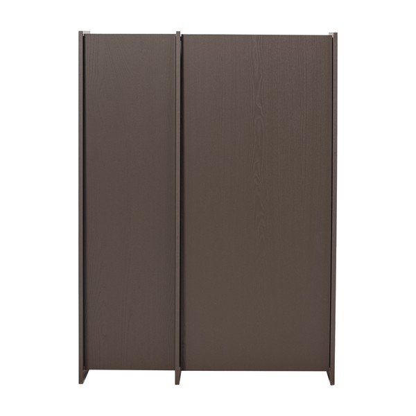 Ciemnobrązowa szafka w dekorze jesionu 102x140x44 cm Brock – WOOOD-image-2