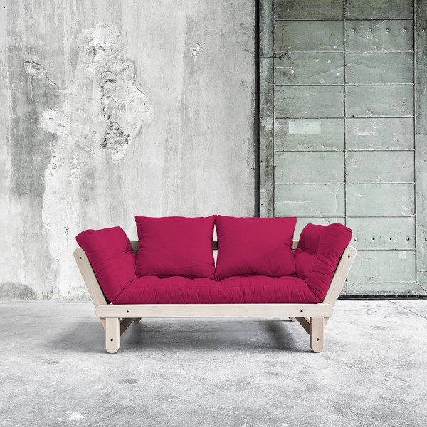 Sofa rozkładana Beat Beech/Pink-image-2