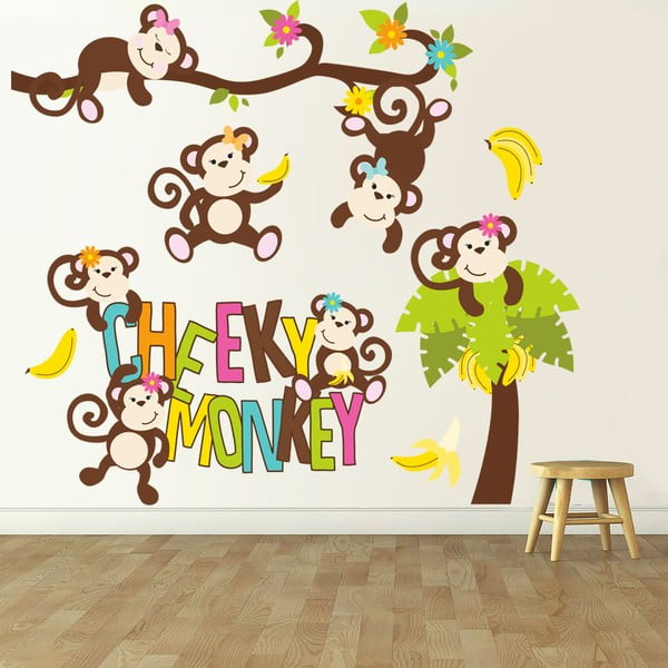 Naklejka naścienna Cheeky monkey