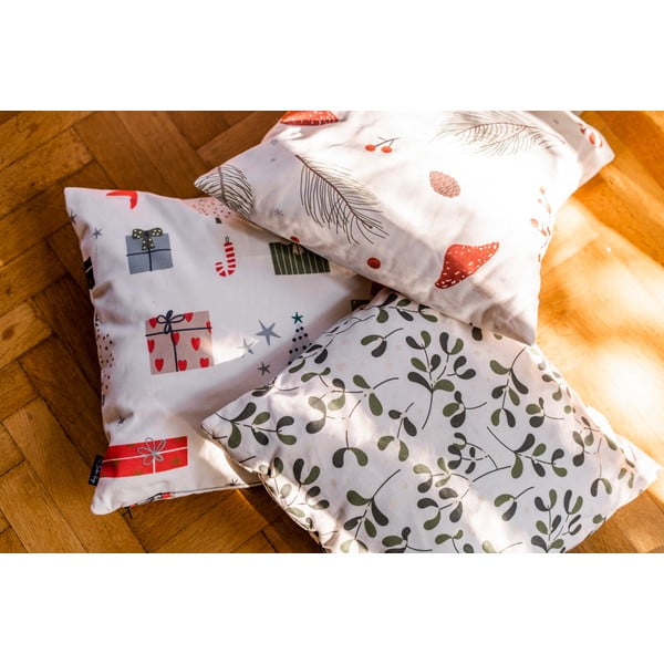 Poszewki na poduszki ze świątecznym motywem zestaw 4 szt. 45x45 cm Santa – Butter Kings-image-4